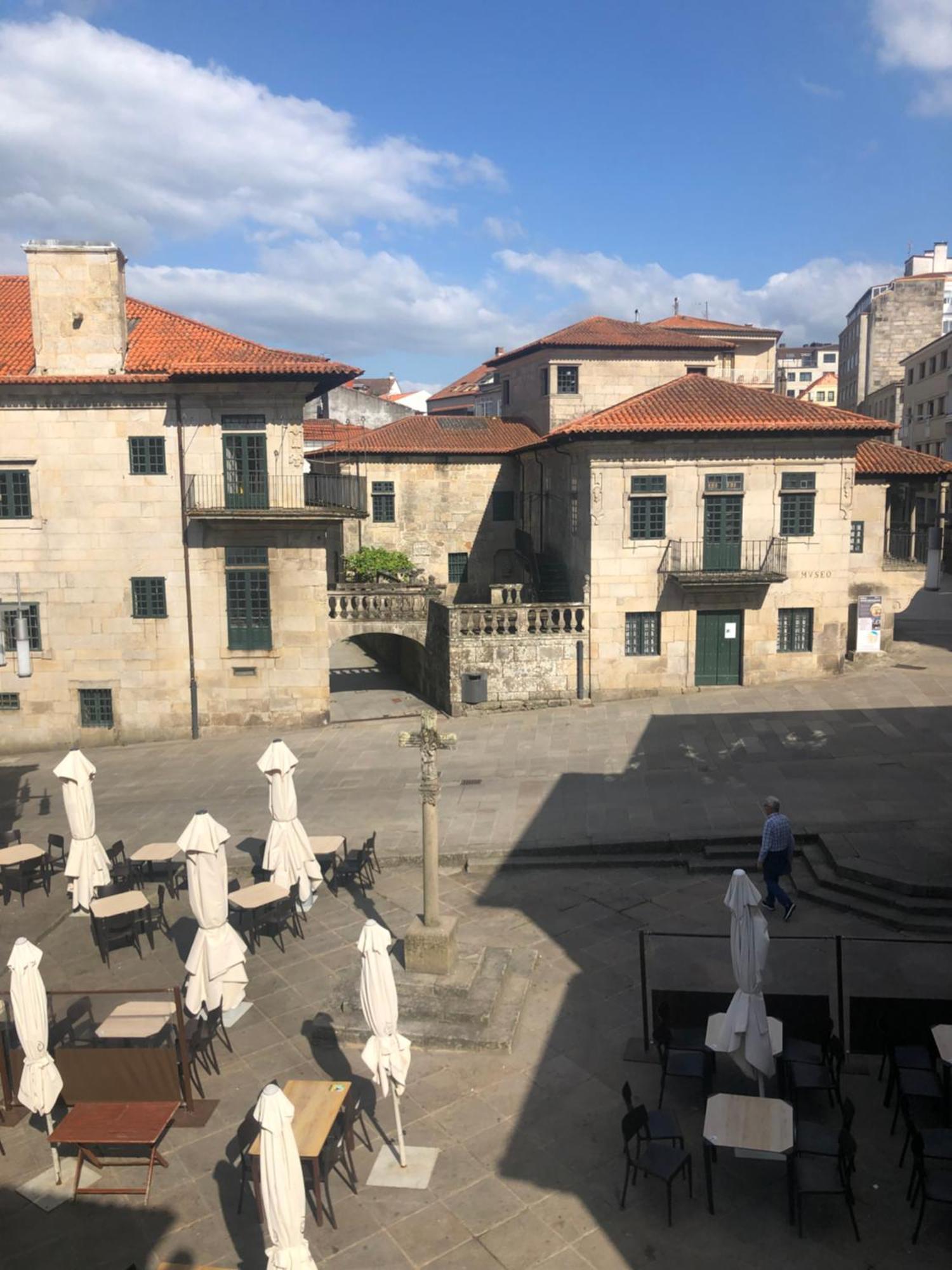 Apartamento Casa emblemática Rosarillo Plaza de la Leña Pontevedra Exterior foto